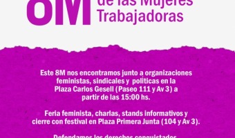 8M: DA INTERNACIONAL DE LAS MUJERES TRABAJADORAS